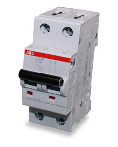 Circuit breaker S202M 2-pole C10A 10KA